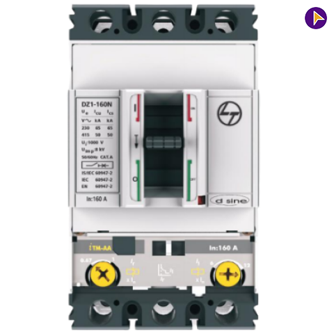 40A FP 36KA TMD DZ1-160D MCCB-L&T - DZ1F0040DXC1A