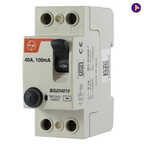 25A DP 30MA RCCB-L&T - BG202503