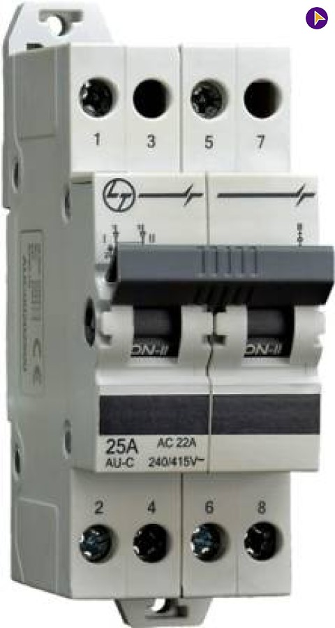 40A DP MANUAL CHANGEOVER-L&T - AUC00204000