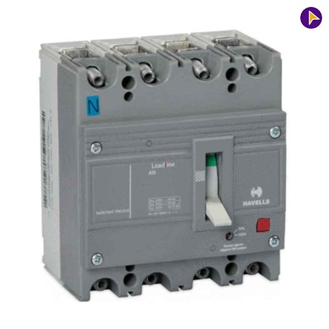 100A TPN 25KA TMF(GH) MCCB-HAVELLS - IHLGHF0100