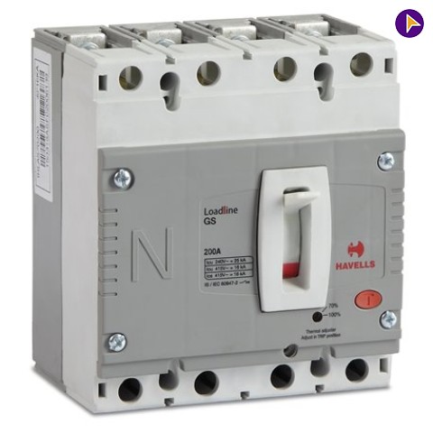 150A FP 10KA TMF (GS) MCCB-HAVELLS - IHLGSF0150