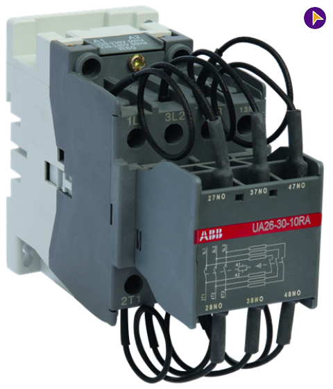 22KVAR TP 1NO (UA26-30-10RA) CAP. DUTY CONTACTOR-ABB-1SBL241024R8010