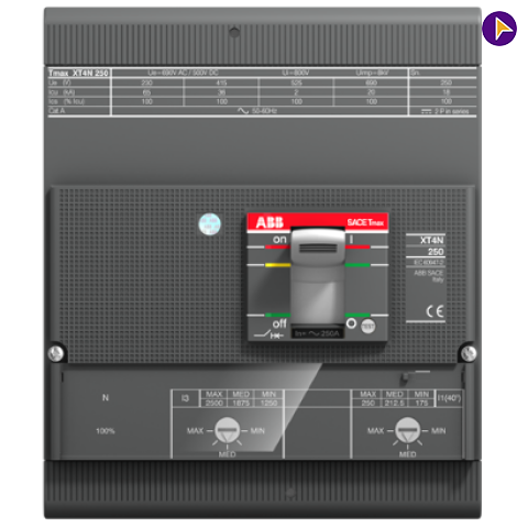 250A FP 36KA TMA (XT4N 250) MCCB-ABB - 1SDA068111R1