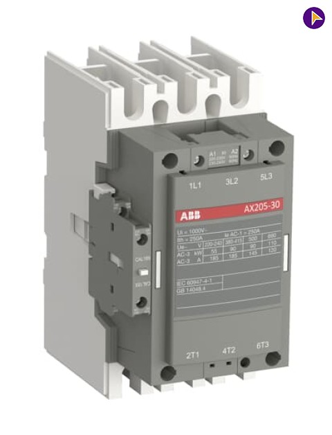 200A AC3 3NO TP (AX205-30-11) CONTACTOR-ABB - 1SFL501074R8811