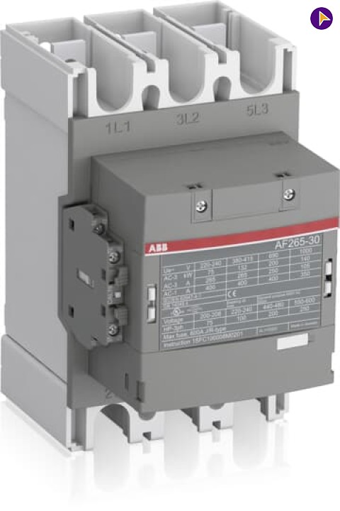 250A AC3 3NO TP (AF265-30-11)-(265A) CONTACTOR-ABB - 1SFL547002R1111