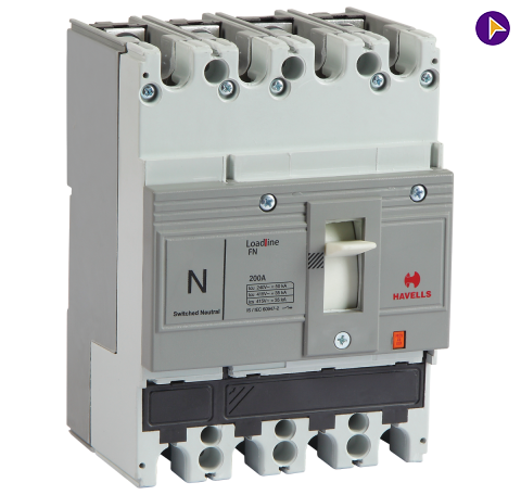 80A FP 36KA MICRO (FEN) MCCB-HAVELLS - IHLFEN40080