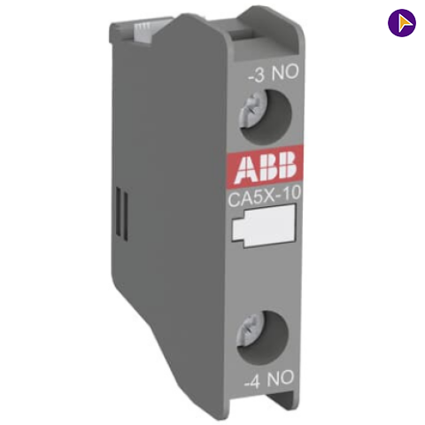 1-NO CA5X-10 AUX. CONTACT BLOCK-ABB - 1SBN019010R1010