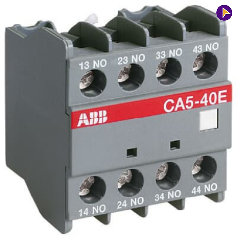 4NOCA 5-40 E AUX. CONTACT BLOCK-ABB - 1SBN010040R1040