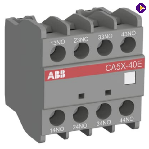 2NO+2NC(CA5X-22E) AUX. CONTACT BLOCK-ABB - 1SBN019040R1022