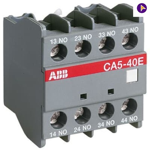 2NO-2NC  CA 5-22 E AUX. CONTACT BLOCK-ABB - 1SBN010040R1022