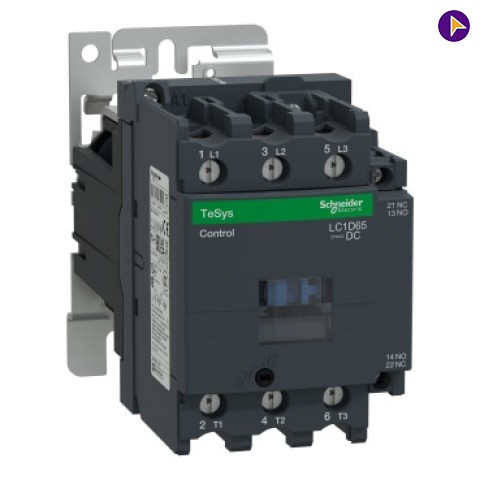 65A  AC3 TP (1NO+1NC) CONTACTOR SCHNEIDER - LC1D65AAC