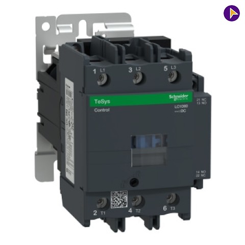 80A DC TP (1NO+1NC) CONTACTOR SCHNEIDER  LC1D80ADC